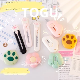 Dao rọc cắt giấy mini cute washi sticker TOGU hình đám mây, chân mèo, cục xương, củ cà rốt cao cấp loại tốt