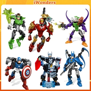 Marvel Set 1 Mô Hình Nhân Vật Siêu Anh Hùng marvel 76204 (124 Mảnh)