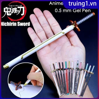 17 Phong Cách Kamado Tanjirou Cùng Loại Bút Gel Anime Nhật Bản Demon Slayer Đen 0.5 Mm Đổ Cosplay Chống Đỡ Kid Sinh Viên quà Tặng Truing1