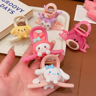 Kawaii Kẹp Tóc sanrio cinnamoroll kuromi my melody Hoạt Hình Ngọt Ngào