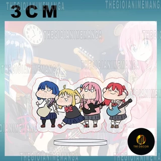 (3CM) Mô hình Standee BOCCHI THE ROCK! ver CHIBI tượng mica acrylic anime chibi trưng bày