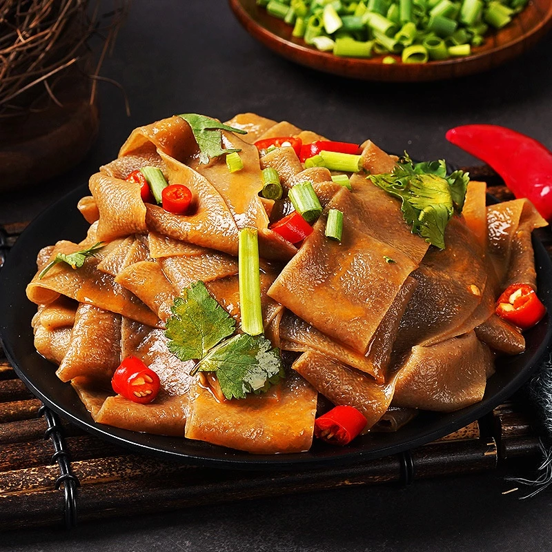 Miến Dẹt Mì Kéo Sợi Trộn Tê Cay Tứ Xuyên Mì Soba Dầu Đỏ Ít Béo Đồ Ăn Vặt Nội Địa Mì Sốt Mè Mì Ăn Liền Không Chiên
