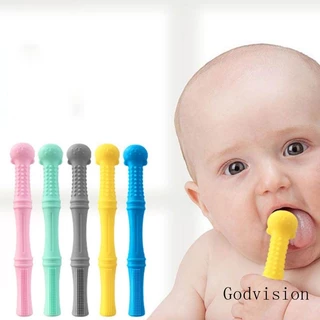 Bb Đồ Chơi Ngậm Cắn Dạng Ống Rỗng Bằng silicone Cho Bé Sơ Sinh Nhai