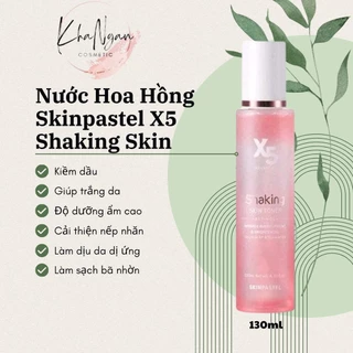 Nước Hoa Hồng SKINPASTEL X5 Shaking Skin Toner 130ml