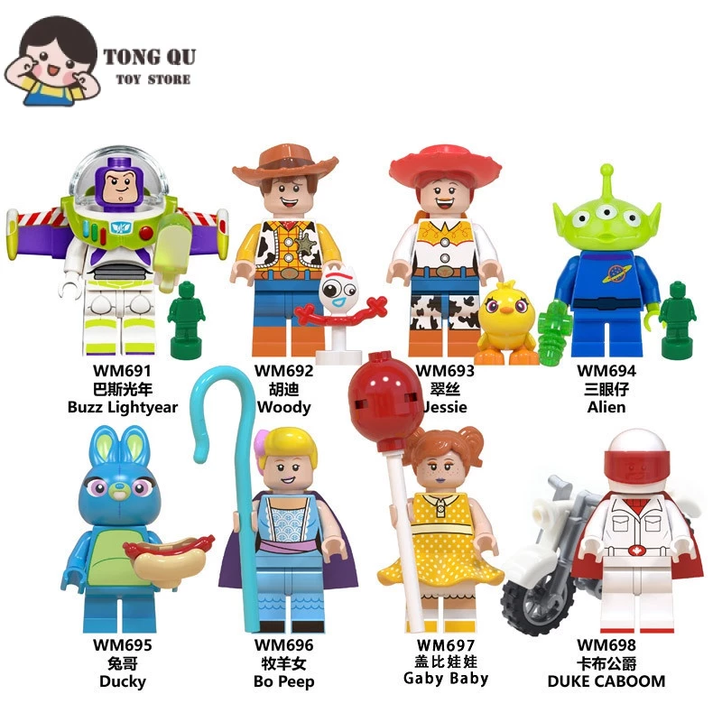 Mô Hình Đồ Chơi Nhân Vật toy story buzz lightyear duke woody mini