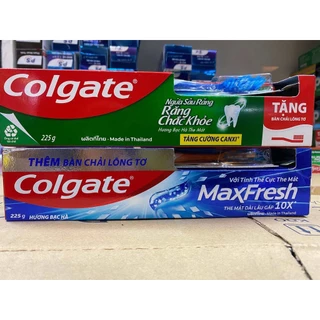 Kem đánh răng Colgate masfet 225g tặng bàn chải, colgate ngừa sâu răng 225g tặng bàn chải