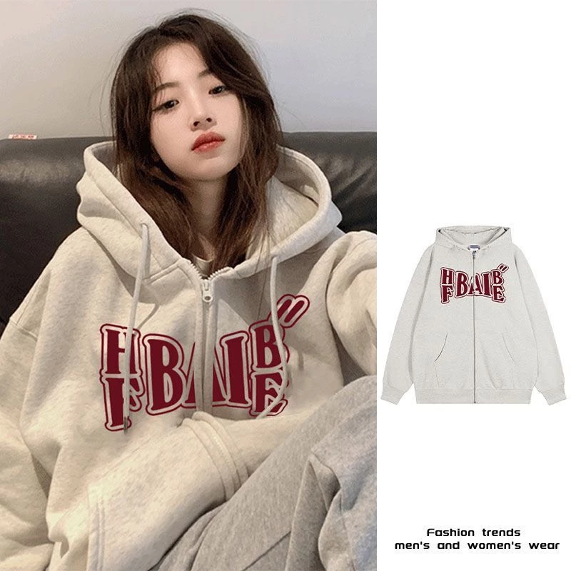 Áo Khoác zip Hoodie Nỉ HBA Nam Nữ màu hottrend 2023 Ulzzang Unisex, Áo Khoác Form Rộng Thời Trang- GTM STORE