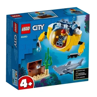 Đồ chơi khối xây dựng lắp ráp tàu ngầm mini City Series 60263 cho bé trai