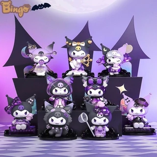 [Bingo] Tượng Skeleton Panda, Búp bê Kuromi, Dòng giết người sói Kuromi [1 Bộ 8 miếng] Bộ đầy đủ hộp bí ẩn, Hộp quà bí ẩn, Gấu bông, Hộp mô hình, Quà sinh nhật, Phiên bản tiết kiệm chi phí của Trung Quốc (0014)