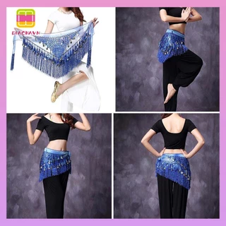 Diachavn belly dance belt phụ nữ sequins hiển thị trang phục váy vũ công