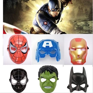 Mặt Nạ Hóa Trang Siêu Anh Hùng avenger iron man captain america hulk Người Nhện