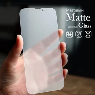 Kính Cường Lực Mờ Cho iPhone 15 Pro MAX 14 13 12 11 Pro MAX X XS MAX XR Bảo Vệ Màn Hình Tương Thích Cho iPhone 7P 8 Plus Kính Mờ Chống Vân Tay