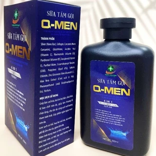 Sữa Tắm Gội Nam 4 in 1 Q - Men  350ml hương nước hoa