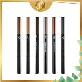 Chì kẻ mày 2 đầu The Face Shop Designing Eyebrow Pencil mẫu mới, Chì kẻ mày không trôi (Chính Hãng)