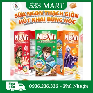 [LỐC 4 HỘP] Sữa Thạch Nuvi 170ml x 4 hộp