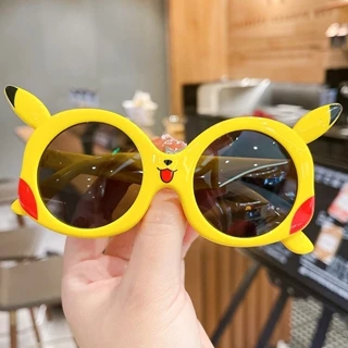 Kính Mát Hình pikachu Hoạt Hình Chống Tia uv Cho Bé