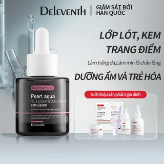 Kem lót nâng tông DELEVENTH thủy phân glycyrrhiza glabra dưỡng trắng/ cấp ẩm/ se khít lỗ chân lông trẻ hóa làn da 30ml