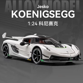 🍑HÀNG CÓ SẴN🍁 Koenigsegg jesko mô hình ô tô 1:24 mô hình ô tô mô phỏng hợp kim bộ sưu tập siêu xe