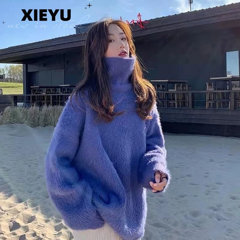 XIEYU Áo Len áo khoác cardigan Vintage Cute Hàn Phong Popular WMY23C0F97 51Z231218