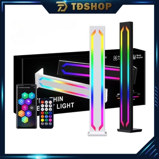 COMBO 2 Cây Đèn LED RGB Nháy Theo Nhạc mới nhất 2024 Trang Trí PC & Ô Tô Và Decor Phòng Cực Kì Đẹp, Có APP. Cao 28cm.