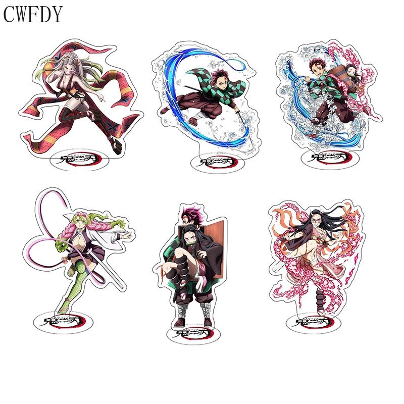 Mô hình Standee Anime Demon Slayer Kimetsu No Yaiba Acrylic Stand Kamado Tanjirou Figure decor góc học tập để bàn 15cm