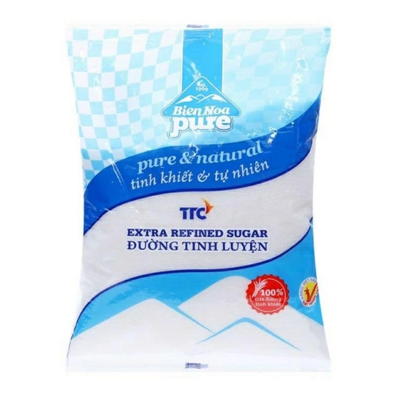 Đường Cát Tinh Luyện Biên Hòa Pure 1KG - Date Mới 2025