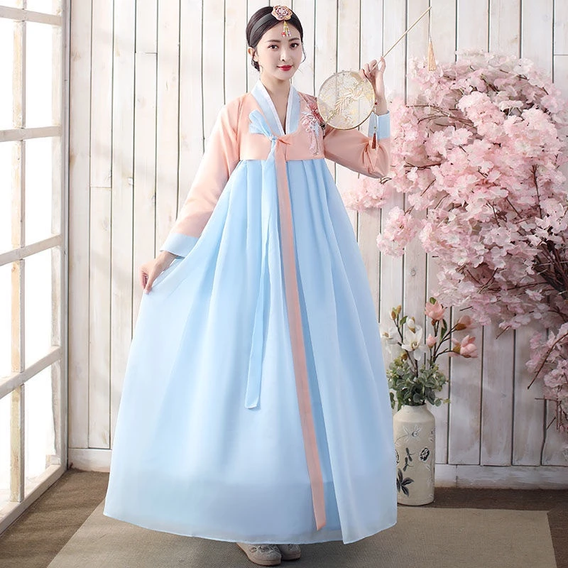 Bộ Trang Phục Truyền Thống hanbok Phong Cách Dân Tộc Hàn Quốc Dùng Làm Đạo Cụ Chụp Ảnh Cho Nữ