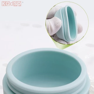 Hộp silicon KQdsp đựng kem nền 20ml khi đi du lịch