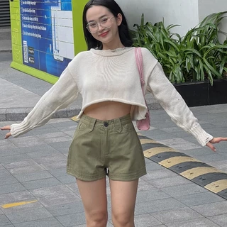 Quần short nữ cạp cao 168.fashion Quan6916/P4K1