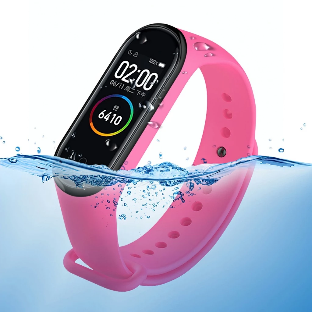 Dây đeo cao su Miband 4, miband 3 chính hãng Mijobs - dây đeo cao su thay thế cho mi band 4/3 - TRAMO