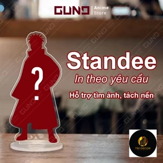 Mô hình Standee In theo yêu cầu hình nhân vật Anime nhựa Mica Acrylic dercor trang trí bàn học bàn làm việc