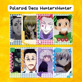 [ CARD POLAROID ] Card Polaroid Deco HunterxHunter - Cán Màng Nhám Chống Xước 2 Mặt [ FREESHIP ]