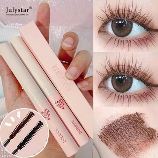 Mascara cọ nhỏ, Maskara, không thấm nước, chống thấm mồ hôi, làm cong kéo dài Mascara lâu trôi, dễ sử dụng, trang điểm mắt, làm đẹp JULYSTAR