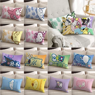 Vỏ Gối Hình Chữ Nhật Một Mặt Bằng polyester In Họa Tiết Hoạt Hình sanrio Dễ Thương Trang Trí Nhà Cửa