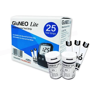 [Chính hãng] Que Thử Đường Huyết Gluneo Lite Hộp 25 - 50 Que, Date Mới Nhất