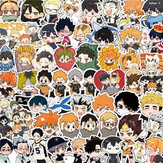 70Pcs/Set ❉ Haikyuu!! . Q Funny Stickers ❉ Fashion DIY Decals Doodle Stickers