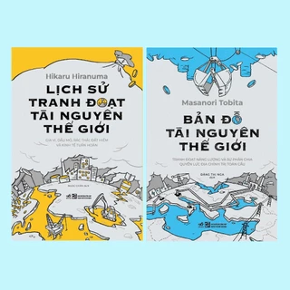 Sách - Combo Lịch sử tranh đoạt tài nguyên thế giới - Bản đồ tài nguyên thế giới (Nhã Nam)