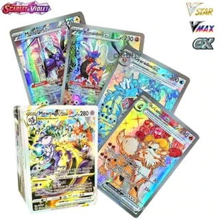 Bộ 100 Thẻ Bài pokemon 3d Tiếng Anh vstar / vmax / ex