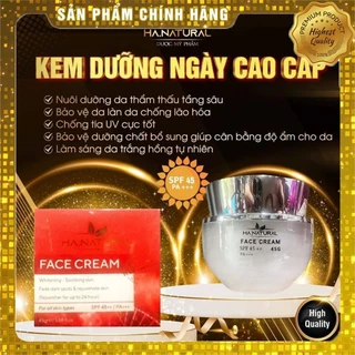 Kem dưỡng ngày cao cấp HA Natural làm sáng da trắng hồng, bổ sung dưỡng chất bảo vệ da, chống tia UV cực tốt 45gr