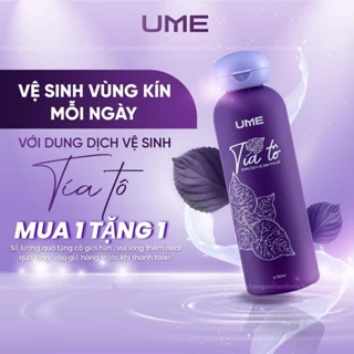 Dung dịch vệ sinh phụ nữ tía tô ume làm sạch dịu nhẹ cân bằng độ pH từ thiên nhiên 150ML