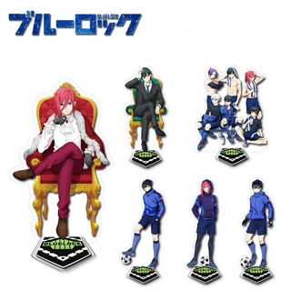 Mô hình Standee Anime Figure Blue Lock Acrylic Isagi Chigiri Bachira Nagi Karasu để bàn tượng nhựa acrylic trong suốt