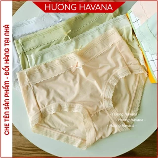 Quần Lót Nữ Lụa Băng cạp vừa ren hoa siêu đẹp có size XL mã FLQ224