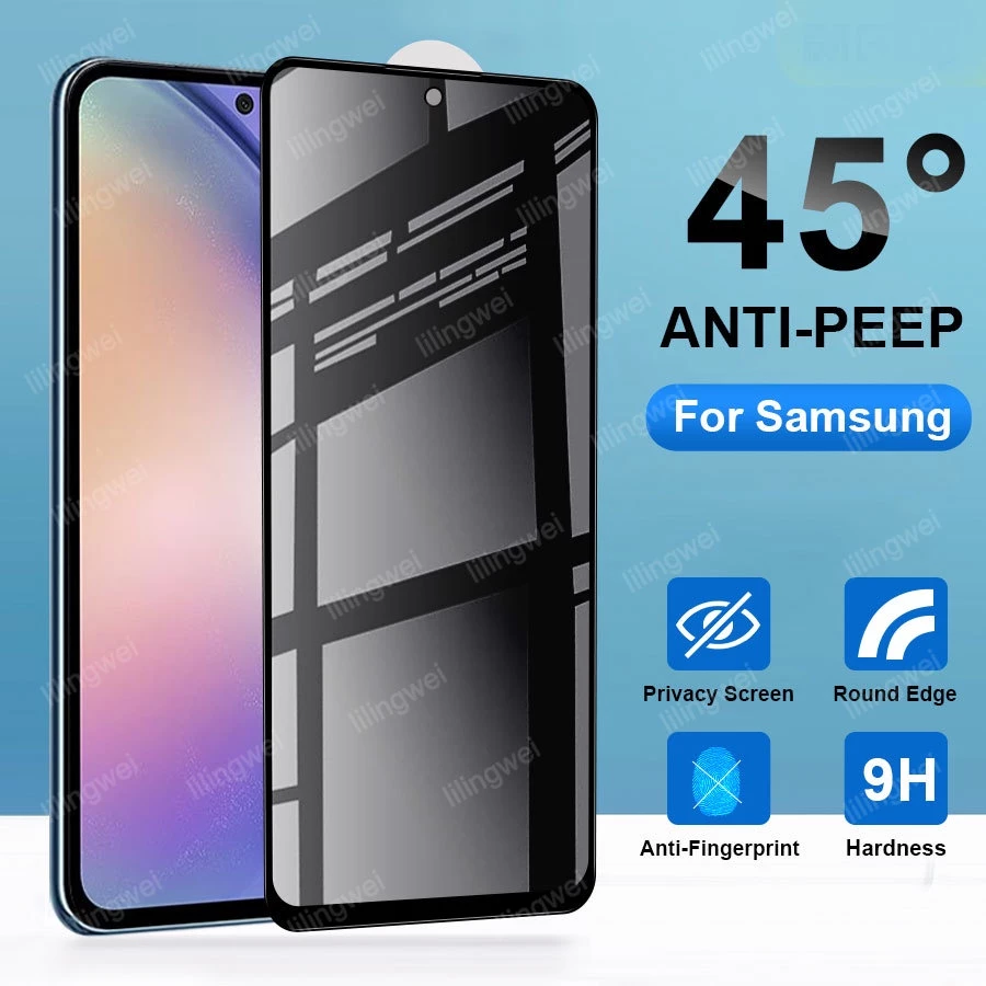 Kính Cường Lực Chống Nhìn Trộm Full Màn Cho Samsung Galaxy A55 A35 A25 A15 A05S A05 A54 A34 A24 A14 A04S A04 A73 A53 A33 A23 A13 A03S A03 A72 A52 A32 A22 A12 A02S A71 A51 A31 A50 A50S A30S