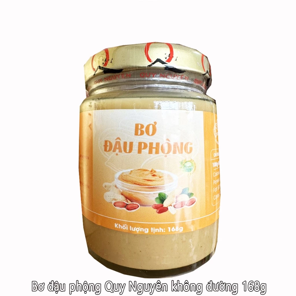 Bơ đậu phộng Quy Nguyên hủ 168g