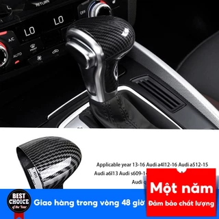 Vỏ Bọc Bảo Vệ Tay Cầm Cần Số Xe Hơi Audi A4 B8 A5 A6 A7 Q5 8R Q7 S6 S7 Bằng ABS Sợi Carbon