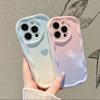 NY| Ốp lưng Đối với OPPO Reno 8T 4 5 F 4F 5F 6 7 8 Z T 10 Pro Plus A93 A94 2020 Soft Cream Gradient Simple Wind Love Case