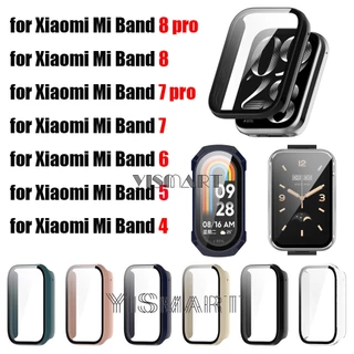 Cường Lực Ốp Lưng Chất Liệu pc Bảo Vệ Toàn Diện Cho xiaomi mi band 8 7 pro miband 6 5 4