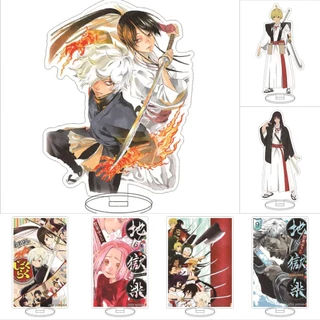 Mô hình Standee zAnime Hell’s Paradise Địa ngục cực lạc x Gabimaru Sagiri Yuzuriha Phụ kiện trang trí để bàn góc học tập