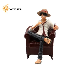 Mô hình MKEB chất liệu PVC kiểu nhân vật Monkey D Luffy ngồi ghế sofa