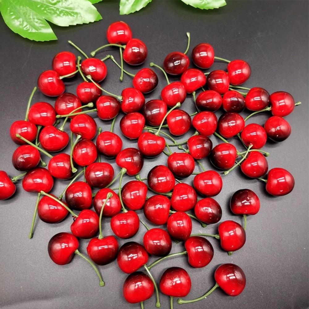 Bộ 30 Quả cherry Giả Trang Trí Chụp Ảnh